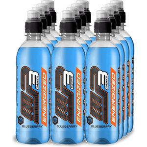 MP3 - Energized (Blueberry - 12 x 500 ml) - Hypertone sportdrank - 6 liter