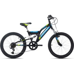 Ks Cycling Fiets Kinderfiets 20'' Zodiac RH 31 cm zwart-groen - 31 cm