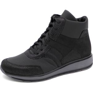 Durea Dames Veterboot - 9773-688-0637 Zwart - Wijdte K - Maat 6 (39)