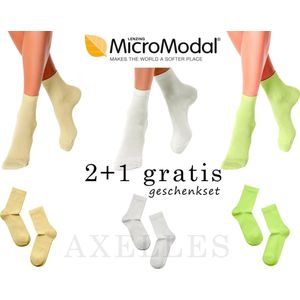 Sokken in zacht Micromodal (3-PAAR geschenkset), maat 38/39