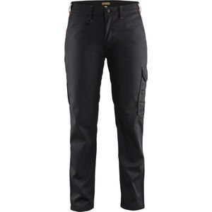 Blaklader Dames Werkbroek Industrie 7104-1800 - Zwart/Rood - D20