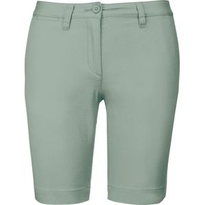 Kariban Dames chino bermudashorts K751 - Sage - 38 NL (40 FR)