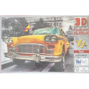 3D effect puzzel Taxi 500 stukjes