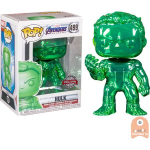 Funko Pop! Avengers 4: Endgame - Hulk with Nano Gauntlet - Green Chrome