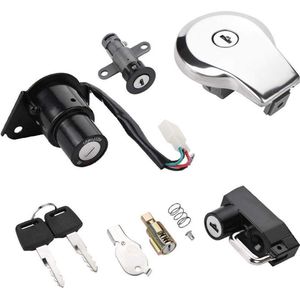 Contactslot voor Virago XV535 XV250 XV125 - Motor Tankdeksel Zitslot Sleutel .