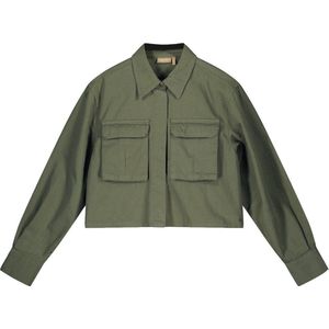 Like Flo Meisjes blouse - Cassy - Army groen