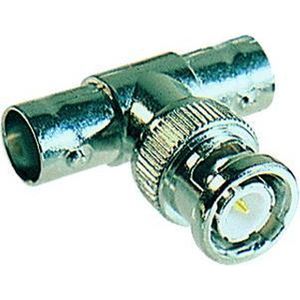 BNC ""T"" adapter - Mannelijke stekker / Dubbele vrouwelijke connector - 10 stuks