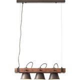 Brilliant PLOW - Hanglamp - Zwart;Bruin