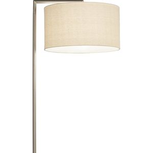 Lumidora Vloerlamp 31276 - BRED - E27 - Beige - Staalgrijs - Metaal