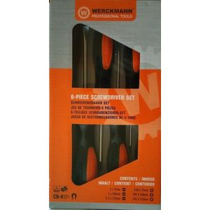 Werckmann 6 delige schroevendraaier set