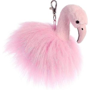 Aurora Luxe Boutique Ava flamingo sleutelhanger 13 cm
