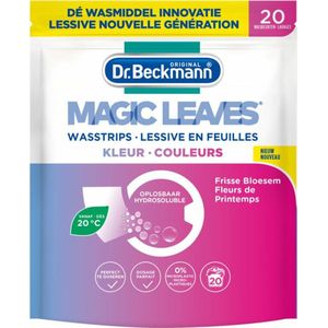 x12 Dr.Beckmann Magic Leaves Colour - Wasstrips - Wasmiddeldoekjes