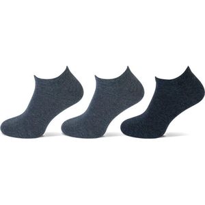 Teckel  sneaker  sokken  6 paar - grijs mix - Multipack Unisex Maat 39-42