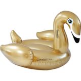 Swim Essentials Opblaas Zwaan XXL - Opblaasbaar Zwembadspeelgoed - Goud - 160 x 130 x 67 cm