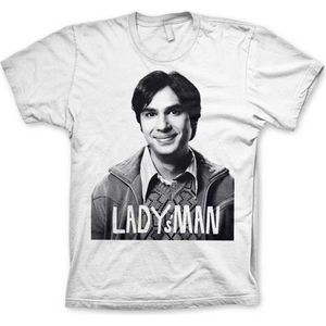 The Big Bang Theory Heren Tshirt -L- Lady's Man Wit