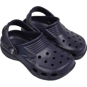 LEMIGO marineblauwe, gladde crocs voor kinderen / 32