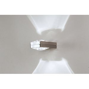 Lumidora Wandlamp 64101 - Voor binnen - CHEZ - G9 - Staalgrijs - Staal - Buitenlamp - Badkamerlamp - IP44