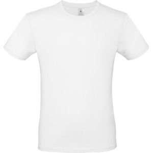 B&C #E150 Heren T-shirt Wit (onbedrukt - 5 stuks)