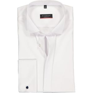 ETERNA modern fit overhemd - dubbele manchet - niet doorschijnend twill heren overhemd - wit - Strijkvrij - Boordmaat: 48