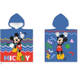 Mickey Mouse Poncho 55x110cm Katoen Badlaken