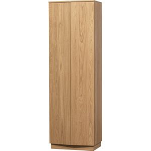 WOOOD hoge kast 67 cm Zuma - Eiken (fsc) - Transparant - 210x67x46 cm