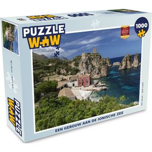Puzzel Een gebouw aan de Ionische zee - Legpuzzel - Puzzel 1000 stukjes volwassenen