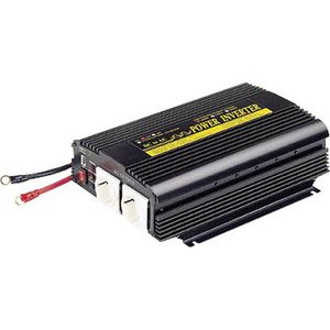 Power Inverter Gemodificeerde Sinus Omvormer 24V > 230V  1700 Watt 2x Schucko - Voor de vrachtwagen / truck / camion!