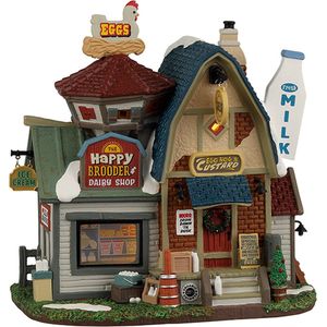 Lemax - The Happy Brooder & Dairy Shop - Kersthuisjes & Kerstdorpen