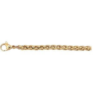 iXXXi-Men-Round Chain-Goudkleurig-Heren-Collier-60cm