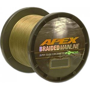Korda - Apex braided Mainline | 0.23mm | 30lb | 1200m - Bruin