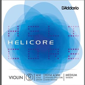 D'Addario H314-44M violin string G-4 4/4, medium, silver wound