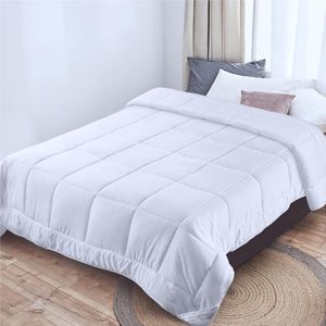 Lichtgewicht dekbed 155x220 voor de zomer - premium dun zomerdekenquilt, onderhoudsvriendelijk ultrazacht dekbed voor het hele seizoen, vulgewicht: 200 g/㎡