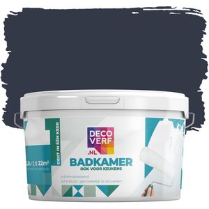 Decoverf badkamer verf nachtblauw, 2.5L
