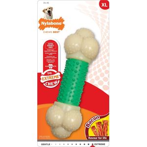 Nylabone Extreme kauwbot Double Action met baconsmaak - Voor de Krachtigste Kauwers - S/M/XL - X-Large