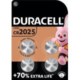 Duracell Lithium CR2025 knoopcelbatterij - 4 stuks