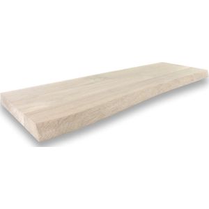 Woodbrothers Zwevende Wandplank Eiken Boomstam 150x30cm
