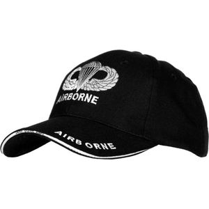 Fostex Garments - Baseball cap Army Airborne (kleur: Zwart / maat: NVT)