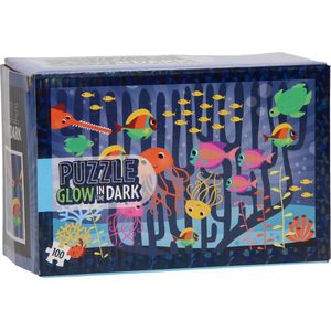 Legpuzzel Glow in the Dark Onderwaterwereld, 100st.