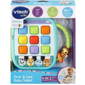 VTech Baby Dierenvriendjes Druk & Leer Tablet - Educatief Speelgoed - Leercomputer - Van 6 tot 36 Maanden