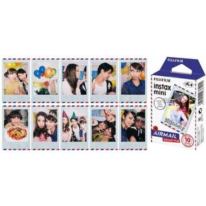 Fujifilm Instax Mini Colorfilm - Airmail - 10 stuks