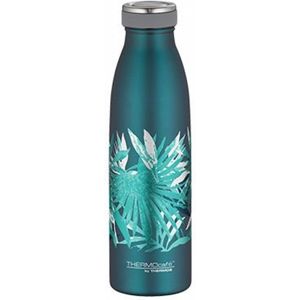 Thermos TC drinkfles - 0,5 liter - Lagoon blauw palms