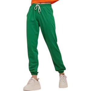 Comfy Dames Joggingsbroek / Trainingbroek / Sportbroek | Sweat Pants | Extra Comfort | Groen - M