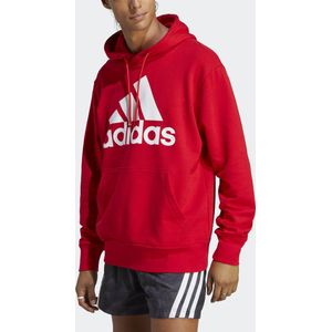 adidas Sportswear Essentials French Terry Big Logo Hoodie - Heren - Rood- 2XL