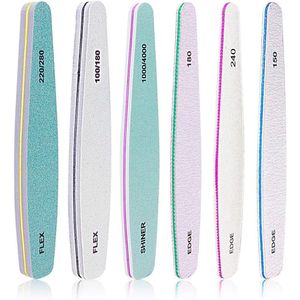 Professionele Dubbelzijdige Nagelvijlen - Set van 6 voor Manicure en Nail Art