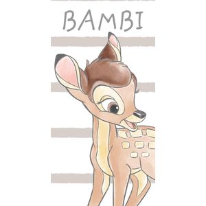 Disney Bambi Strandlaken Stripes - 70 x 140 cm - Wit