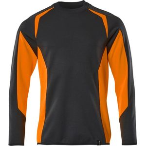 Mascot Accelerate Safe Sweatshirt 22084-781 - donkermarine/hi-vis oranje - 4XL