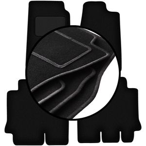 Complete set veloursmatten voor: Jeep Wrangler III JK off-road (2006-2017)