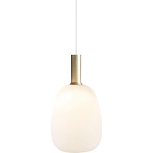 Nordlux Alton 23 hanglamp - in hoogte verstelbaar - Ø23 cm - E27 - wit met goud