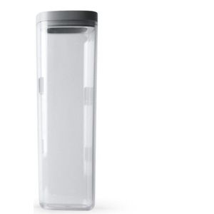 Qualy - Voorraadpot Voedselcontainer 2L “PINTO Storage Jar” W100 x L100 x H320 mm 428 gr Grijs