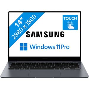 Samsung Galaxy Book4 Pro - 14"" AMOLED Touch - WQXGA+ 2880 x 1800 - Intel Core Ultra 7 155H - 16GB DDR5 - 512GB SSD - W11 Pro